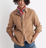 EUC Madewell Canvas Chore Jacket Size Medium Photo 0