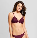 Xhilaration Triangle Crochet Bikini Photo 0