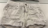 Outfitters White Jean Shorts Photo 0
