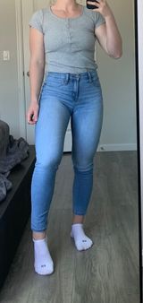 J.Crew 9” High rise Toothpick jeans Photo 0