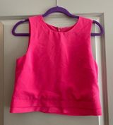Bright Pink Cropped Tank Photo 0