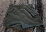 Green Soft Cargo Shorts Photo 0