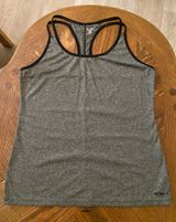 Heather Black Grey Workout Tank Top Photo 0