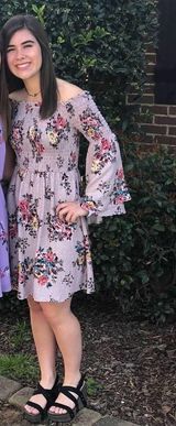 Francesca's Floral Dress Photo 0