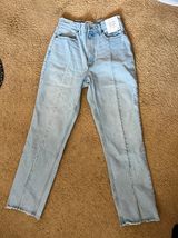 Abercrombie & Fitch Curve Love 90’s Straight Jeans Photo 0