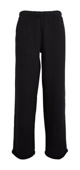 SKIMS Wide Leg Fleece Cuffed Sweatpants Women’s Size L Black Comfort Loungewear Photo 0