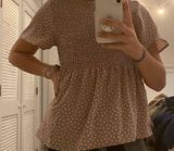 Boutique Babydoll Top Pink Photo 0