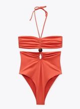 ZARA Bathing Suit One-Piece Photo 0