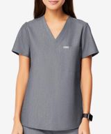 Figs Catarina One-Pocket Scrub Top XS Graphite Photo 0