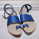 Tibi Blue Platform Sandals  Photo 0