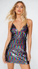 Sequin Mini Dress Photo 0