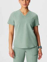 Fabletics Sage Green  Scrub Set Photo 0