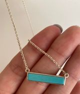 Puravida Turquoise Bar Necklace Photo 0