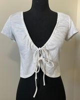 Cropped Flowy Blouse Photo 0