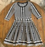 Nina Leonard Printed Dress Size Small Photo 0