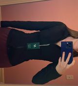 Halara Black  Cropped 1/4 Zip Photo 0