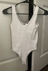 ZARA White Bodysuit Photo 0