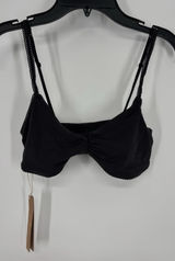 Skims Fits Everybody Picot Skimpy Scoop Bralette Onyx Black Kim Kardashian Medium Photo 0