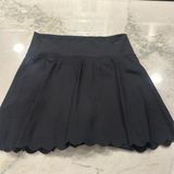 Aerie offline black scalloped tennis skirt skirt sz M Photo 0