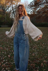 Vintage Xhilaration Light Wash Denim Jean Overalls Straight Leg Size Small Photo 0