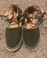Report Green Lace Up Sandals Size 7 Photo 0
