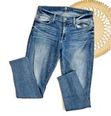 7 For All Mankind Gwenevere Ankle Skinny Jeans Photo 0