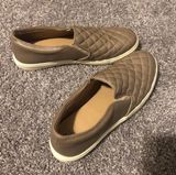 A New Day Brown Leather Flats Photo 0