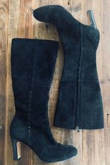 Black Suede Boots Photo 0
