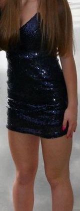 Hello Molly navy blue sparkly dress Photo 0