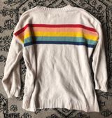 American Eagle Cozy Sweater With A Rainbow Photo 0