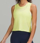 Train to Be Tank Top Ripple Wave Electric Lemon Yellow W1DDIS sz 2 Photo 0