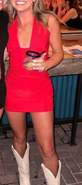 Red Mini Dress Photo 0