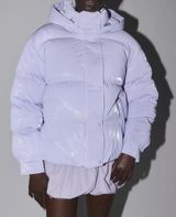 Silence + Noise Roy Shiny Puffer Jacket Photo 0