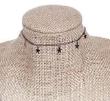 Beaded by Meg Gunmetal Star Dangle Choker Photo 0