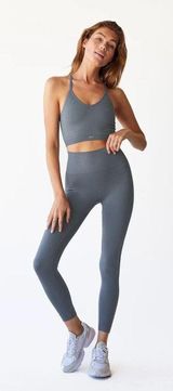 Set Active sculptflex Ribbed Leggings in Slate Photo 0