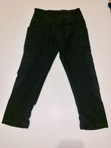 All Black Mesh Leggings Size M Photo 0