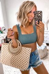 Crochet Bikini Top Size M Photo 0