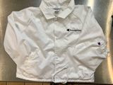 Champion White Crop Coaches Jacket Photo 0