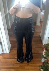Chelsea & Violet Sequence Flare Pants Photo 0