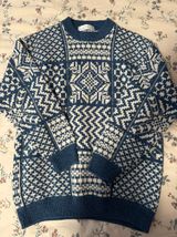 Mark & Spencer Vintage Oversized Wool Blend Ski Sweater Photo 0