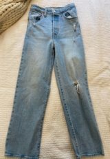 Levi’s Ribcage Straight Ankle Jeans Photo 0