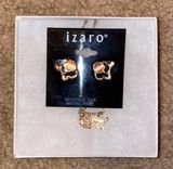 Elephant Necklace And Earrings Gold Photo 0