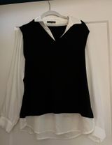 Long sleeve work blouse with built in vest  Photo 0