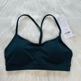 CRZ Yoga Dark Forest Green Y-Back Sports Bra Photo 0