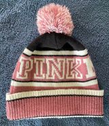 PINK Victoria’s Secret Pompom Beanie Photo 0