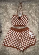 KENDALL & KYLIE checkered crochet set Photo 0