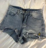 Pineapple Denim Shorts Blue Size M Photo 0