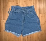 SheIn Paperbag Shorts Photo 0
