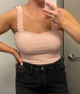Francesca's Pink Body Suit Photo 0