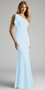 Azazie Rinna Bridesmaid Dress Sky Blue Photo 0